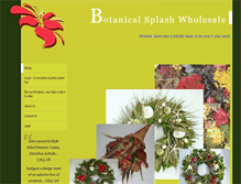 Tablet Screenshot of botanicalsplashwholesale.com